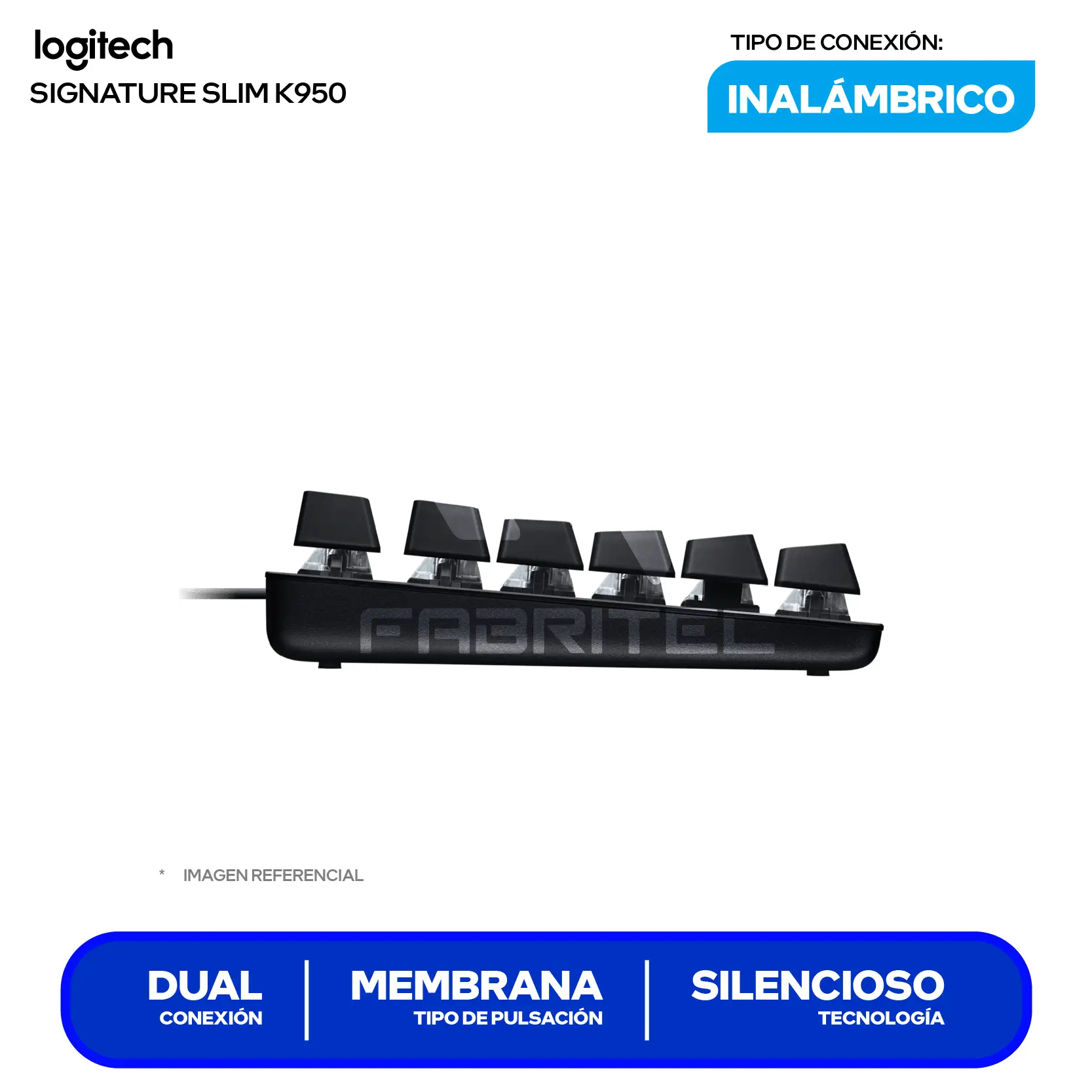 Teclado Gamer G413 TKL Negro ( 920-010442 ) Mecánico