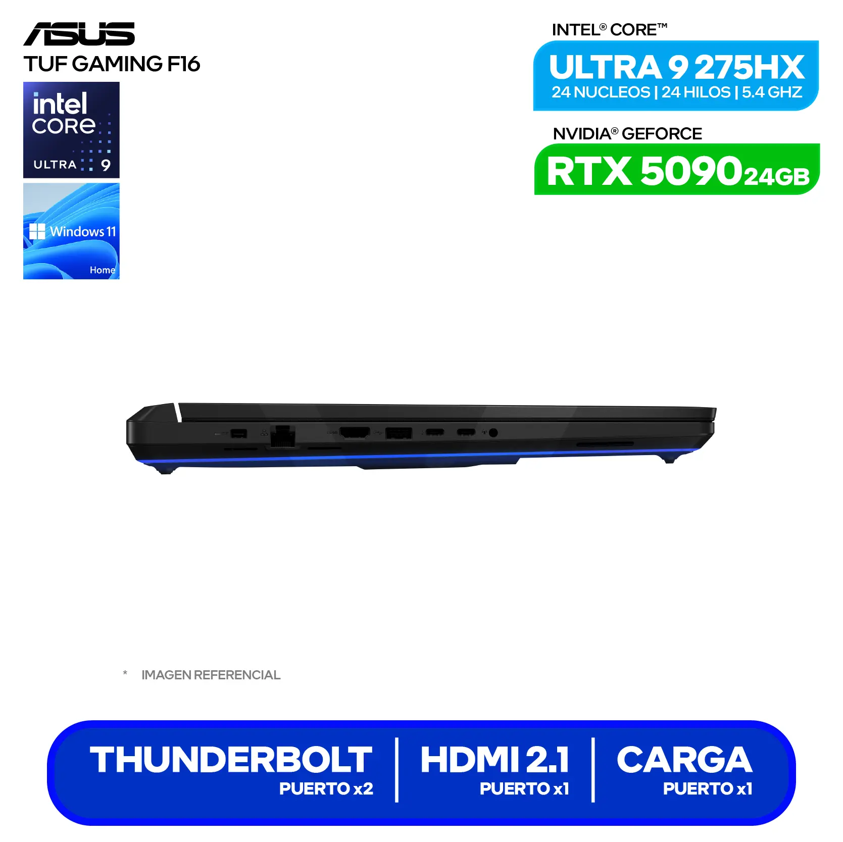 Laptop Asus ROG Strix Scar 18 G835LX-SA119W (90NR0LF1-M008B0) Intel Core Ultra 9 275HX, GeForce RTX 5090 24GB, RAM 64GB, SSD 2TB, 18'' WQXGA, Windows 11 Home