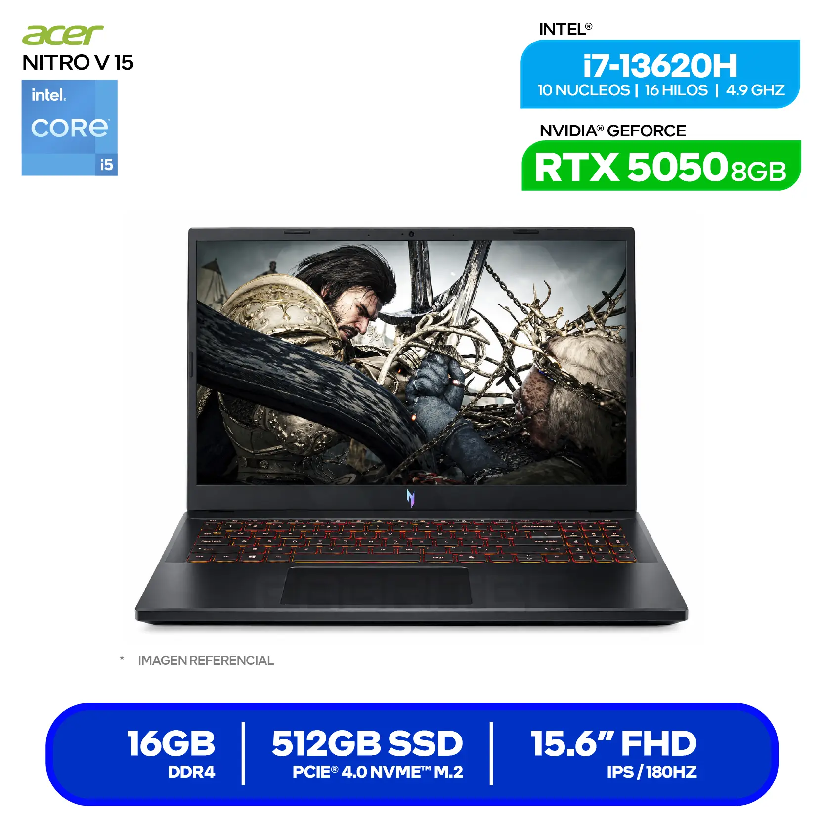 Laptop Asus Rog Strix (90NR0LN1-M000N0) Intel Core Ultra 9-275HX, GeForce RTX 5070 8GB, RAM 16GB, SSD 1TB, 16'' WUXGA, Windows 11 Home