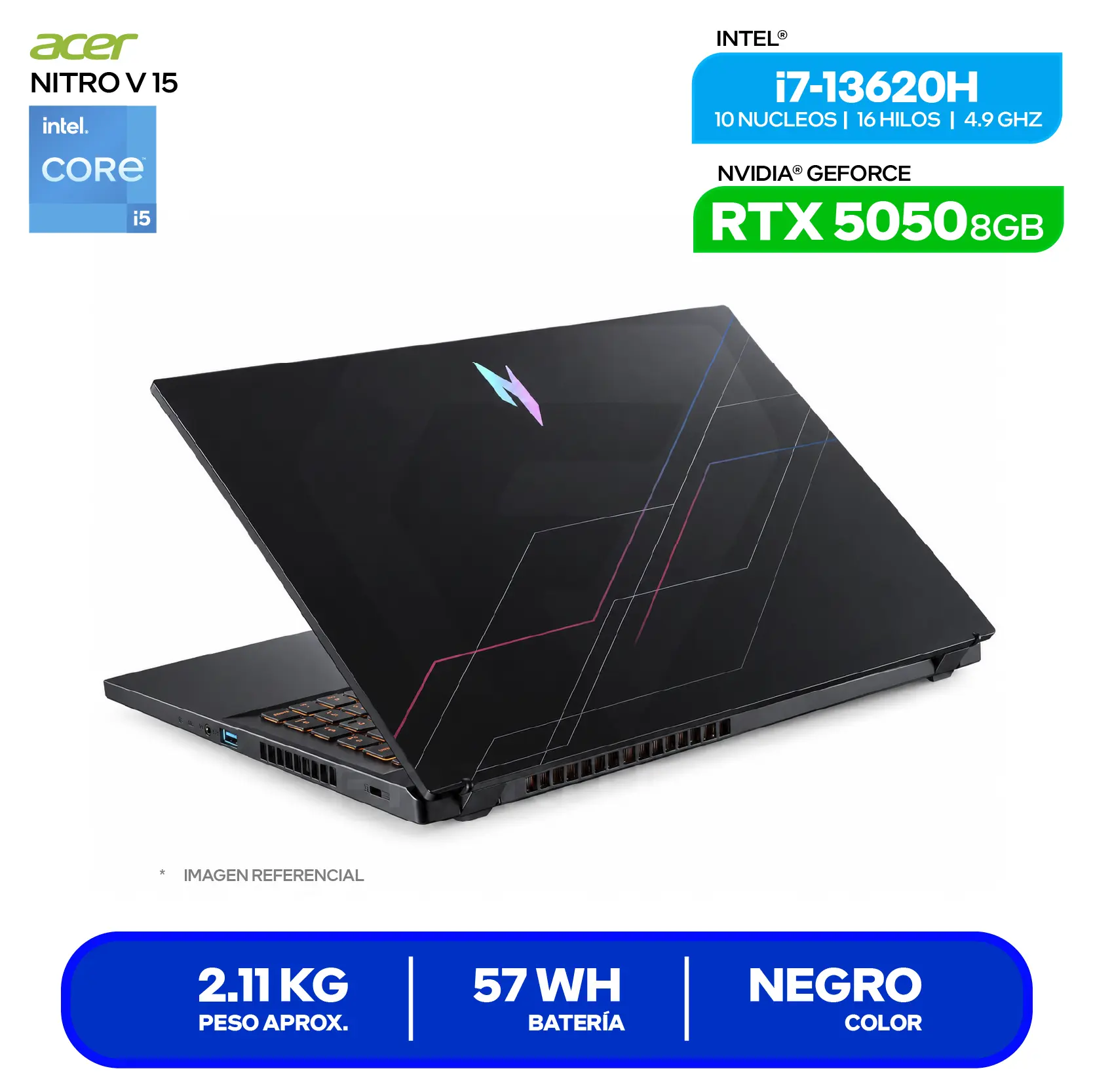 Laptop Asus Rog Strix (90NR0LN1-M000N0) Intel Core Ultra 9-275HX, GeForce RTX 5070 8GB, RAM 16GB, SSD 1TB, 16'' WUXGA, Windows 11 Home